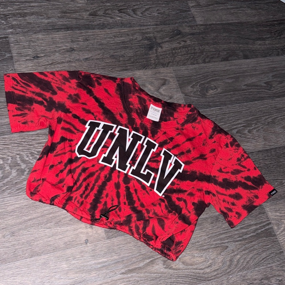 NWOT RARE PINK Victoria's Secret Red and Black Crop Top
